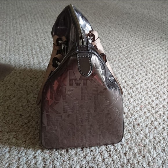 MICHAEL Michael Kors Silver/Gray Satchel - Picture 4 of 13